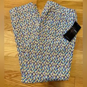 Slimsation By Multiples Multicolor Patterned Pants